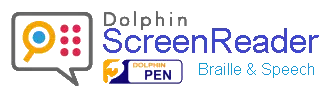 Dolphin ScreenReader USB Version 23» Sprachausgabe und Brailleunterstützung