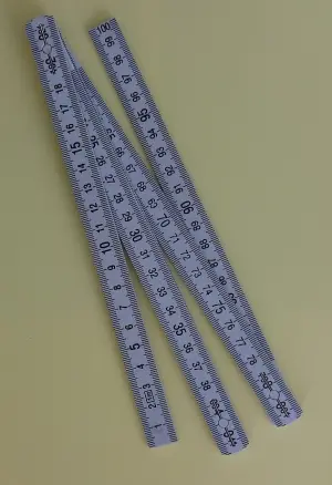 Gliedermaßstab, 100cm mit taktilen Markierungen