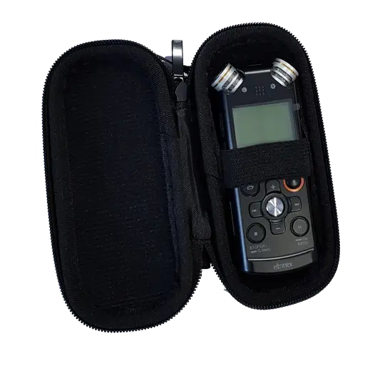 Schutztasche für Eltrinex V12Pro und andere Diktiergeräte