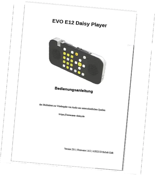 EVO E12 Handbuch