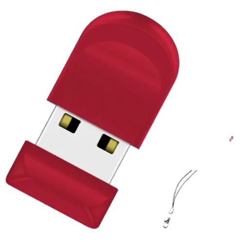 USB Speicherstick, Mini, 32GByte rot